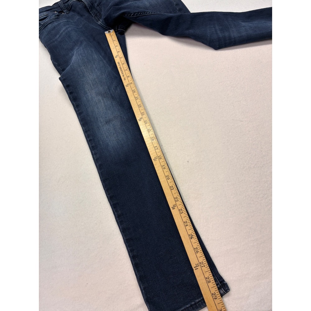 Calvin Klein Modern Slim Jeans Indie Sleaze Minimalist Indigo - 28 Dark Blue - Picture 10 of 11